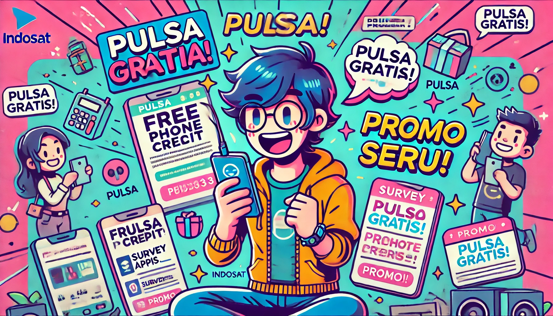 Cara Mendapatkan Pulsa Gratis Indosat: Trik Mudah yang Bikin Dompet Tetap Aman