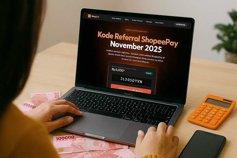 Info Kode Referral ShopeePay & Cara Verifikasi Agar dapat Bonus