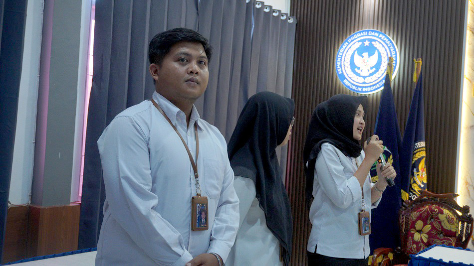 Presentasi Inovasi Warnai Akhir Masa Magang di Rutan Kelas IIB Kandangan
