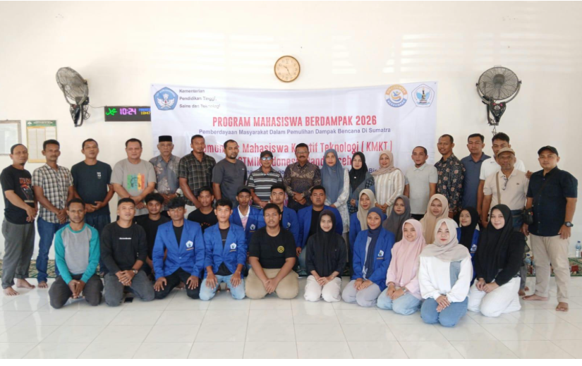 Mahasiswa STMIK Indonesia Banda Aceh Dampingi Warga Gampong Juli Bireuen selama 2 Bulan Full