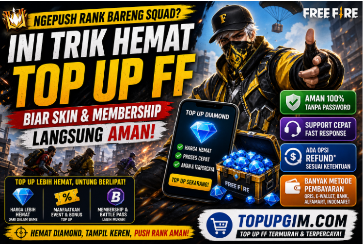 Ngepush Rank Bareng Squad? Ini Trik Hemat Top Up FF Biar Skin & Membership Langsung Aman