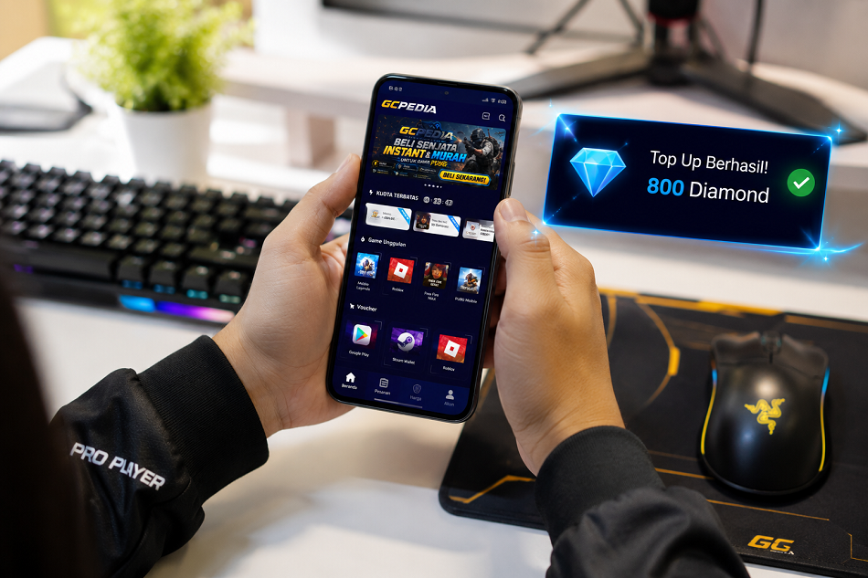 GCPedia Top Up Murah untuk Semua Game Online dengan Proses Mudah dan Praktis
