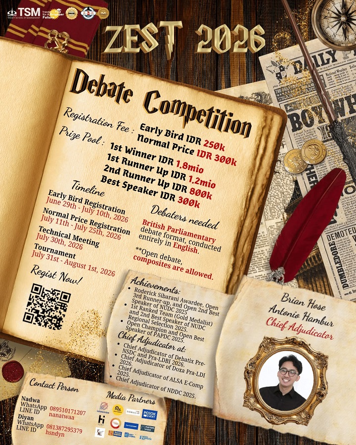 ZEST 2026 Debate Competition: Unlocking the Magic of Argumentation
