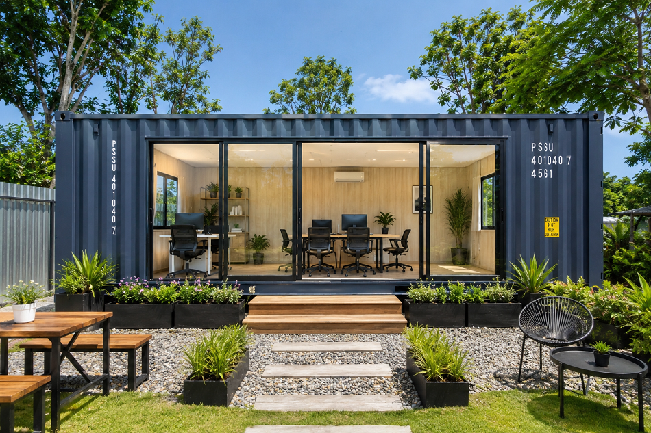 Office Container 40 Feet: Solusi Kantor Lapangan Luas dan Siap Pakai
